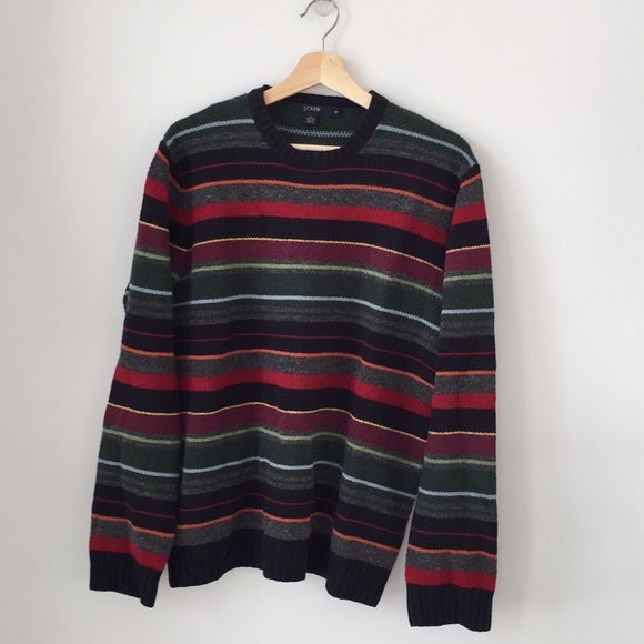 J Crew Mens Striped Sweater | Poshmark